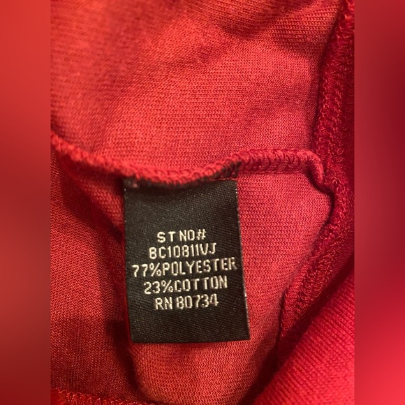 BCBG Velour Zip up Hoodie Size XL - Picture 7 of 9